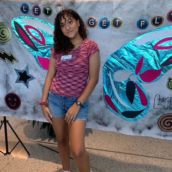 Rue 21 pink shirt - Picture 1 of 2